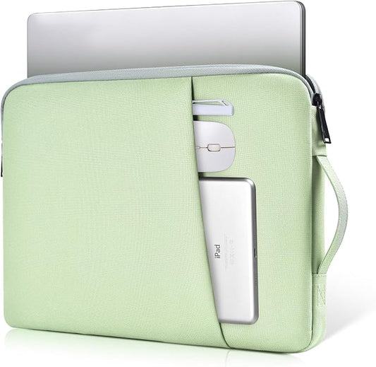 Laptop Sleeve Case 17 17.3 Inch with Handle Computer Bag Carrying Case for HP Pavilion 17/ Envy 17/ Dell/IdeaPad ThinkPad/LG Gram/MSI/ASUS Acer, Green