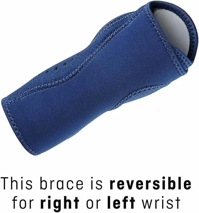 FUTURO Night Wrist Support, Left or Right, Adjustable, Helps Provide Nighttime Relief of Carpel Tunnel Symptoms, Made of Breathable Material, Easy-to-Use Sleeve Design, One Size Fits Most (48462ENR)