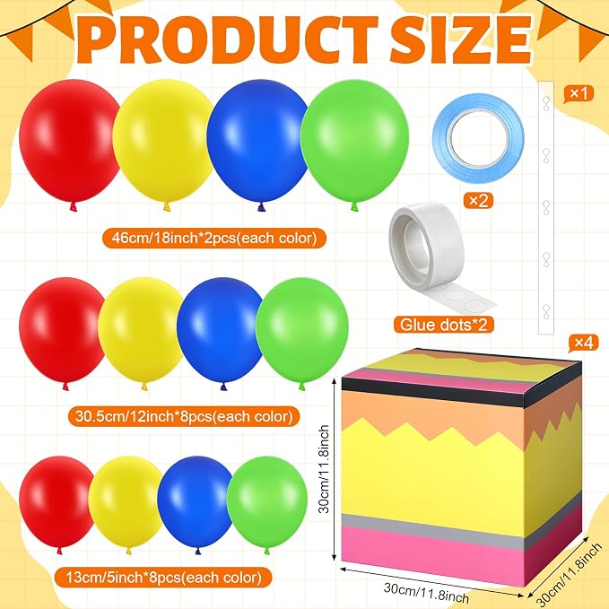 115 Pcs Back to School Decor Sets Rainbow Balloon Arch Kit Composition Notebook Pencil Crayon Balloon Box for Classroom Party Kindergarten Graduation Teacher Appreciation Photo Booth Prop Supplies