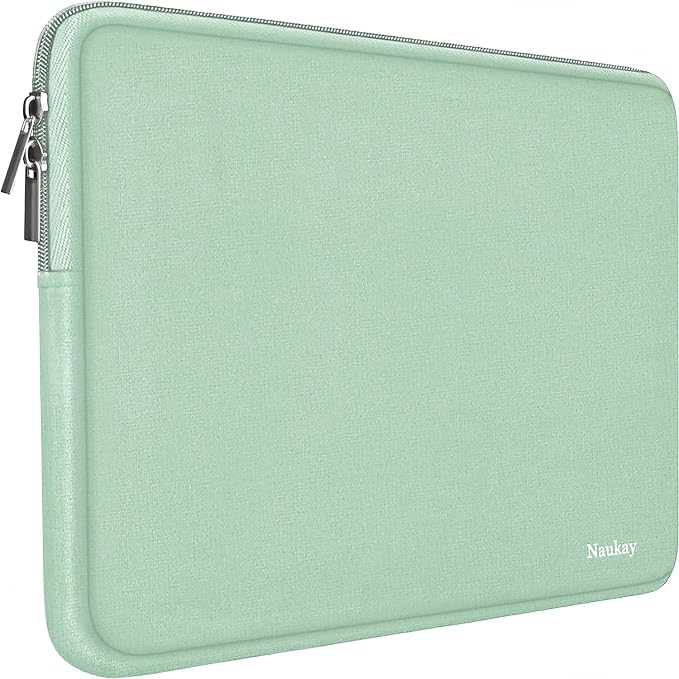 15.6 Inch Laptop Case, Resistant Neoprene Notebook Computer Pocket Case/Tablet Briefcase Carrying Bag Compatible for Asus Fujitsu HP Sony Toshiba - (LightBlue)