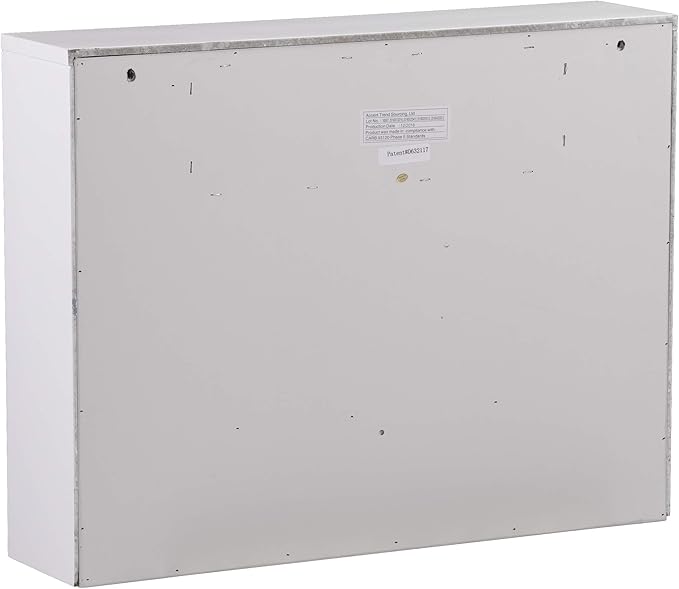 SEI Furniture Willingham Wall Mount Folding Desk, White