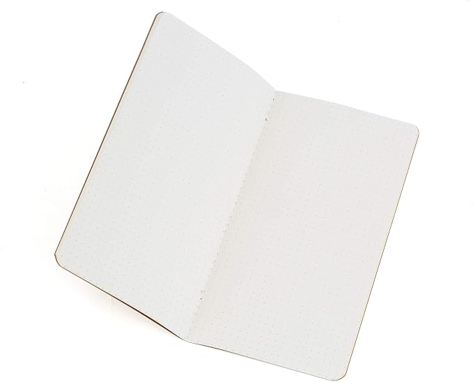WANDERINGS Dotted Regular Size Travelers Notebook Inserts | 4.25" x 8.25" (11 x 21cm) | 100 GSM Paper | 3 Hand-sewn Booklets/180 Pages | Travelers Notebook Refills for Journals, Diaries, Planners