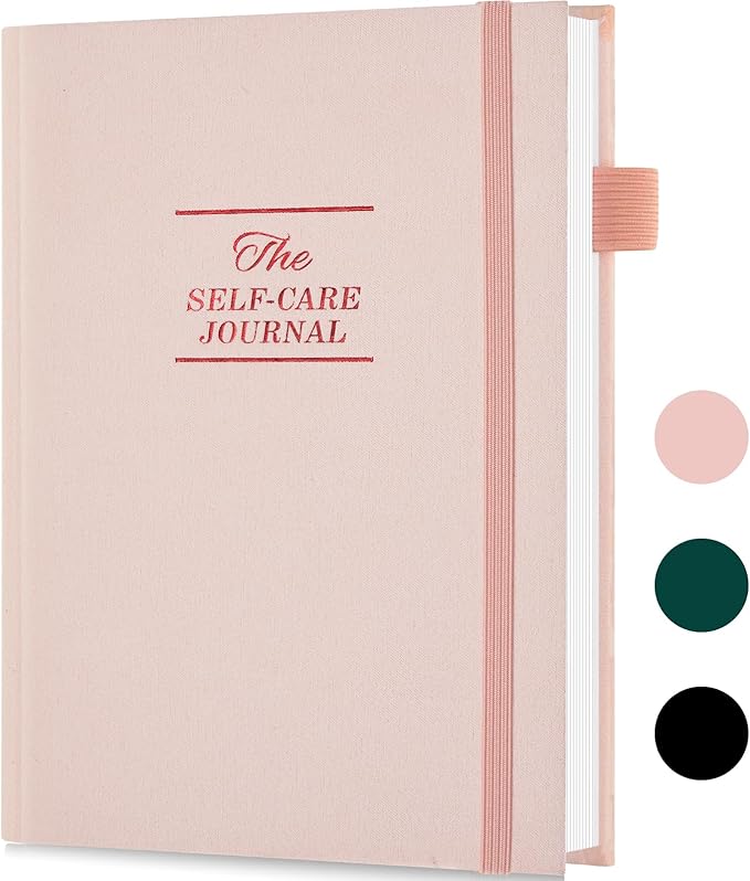 5 MINUTES A DAY Self-Care Notebook, Wellness & Daily Reflection Gratitude Journal & Mood Tracker for Women Self Care Planner, A5 Size (Pink)