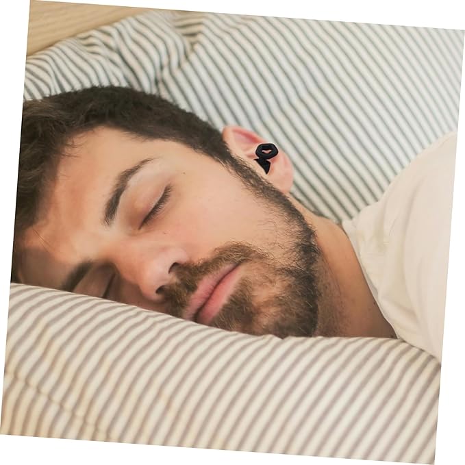 3 Pairs Silicone Noise Cancelling for Sleeping Concerts Travel Focus Reusable Sound Insulation Earbuds with Advanced Noise Reduction Compact Lightweight Design for Study Work