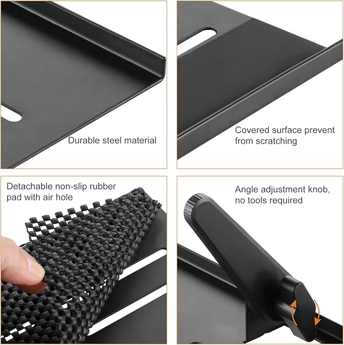 Bracwiser No Drill TV Top Shelf 35.43 inch Wide Monitor Top Mounting Bracket Platform Holds Speaker, AV Receiver, Media Box, Game Console and More (CS106XL)
