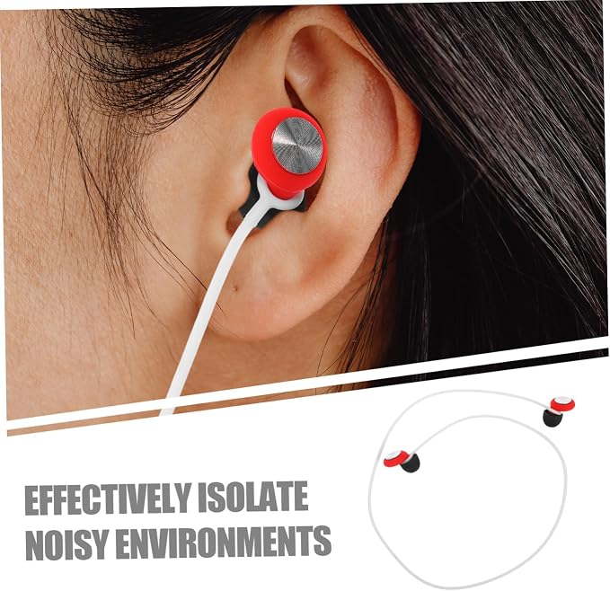 Reusable Silicone and Noise Reduction Ergonomic Comfortable Hearing Protection for Musicians and Focus Soundproof for Study and Work