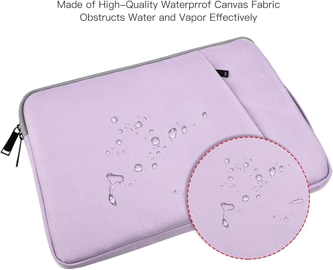 Laptop Sleeve 14 Inch Laptop Case Computer Bag for 15 inch New MacBook Air M4 A3241 M3 A3114 M2 A2941 2025-2023, Purple