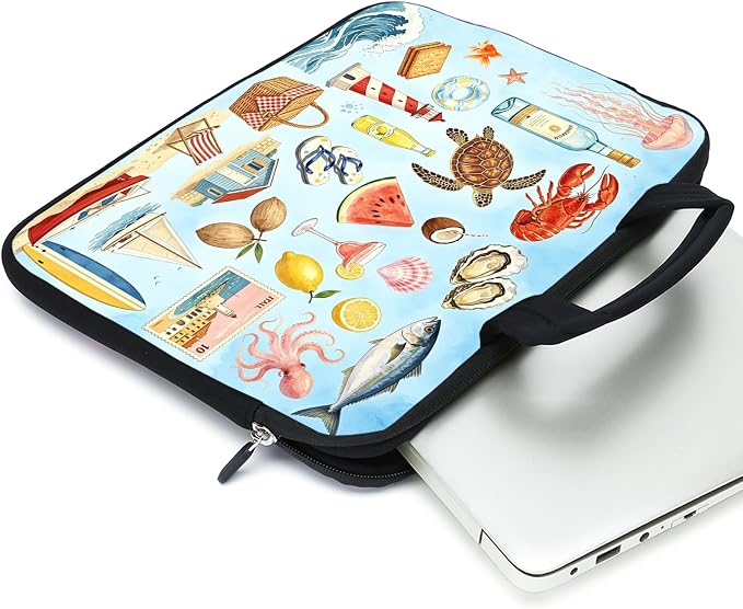 15.6" Laptop Sleeve 14" 15" 15.4" Chromebook Case Ultrabook Case Notebook Sleeves PC Messenger Bag (XM-15ST-1)