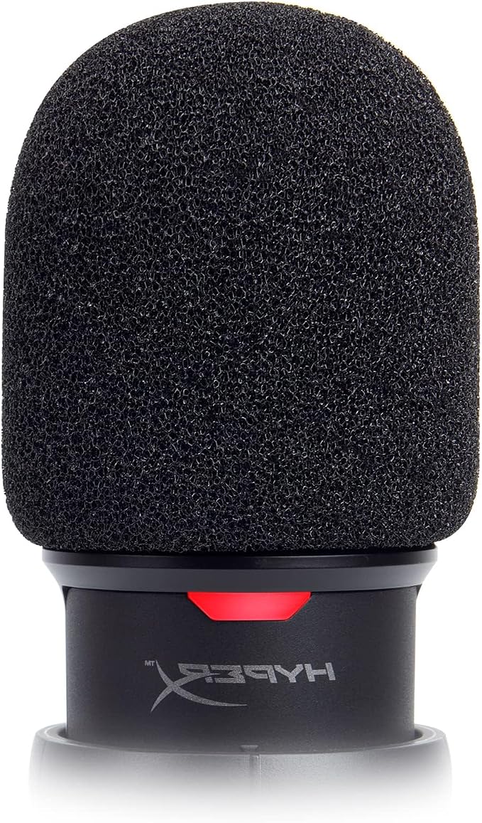 SUNMON SoloCast 2 Microphone Pop Filter Windscreen - Noise Reduction Gaming Mic Foam Covers, Mic Foam Cover Pop Filter Compatible with HyperX SoloCast