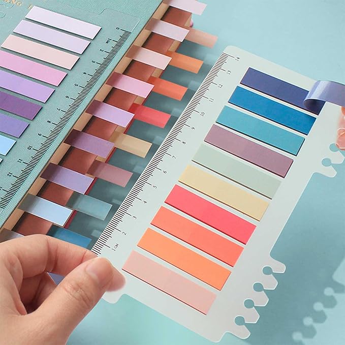 ELII Sticky Tabs 2400pcs - Colored Writable & Repositionable Page Markers