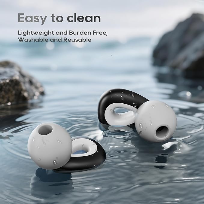 Ear Plugs for Sleeping Noise Cancelling,Soft Silicone Reusable Ear Plugs for Noise Reduction(24dB),High-Fidelity Hearing Protection,Customizable Fit for Sleep,Deep Focus,Concerts & Travel