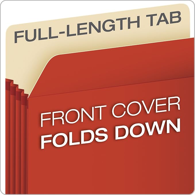 Pendaflex Globe-Weis/Pendaflex Colored File Pockets, Letter Size, 3.5 Inch Expansion, Assorted Colors, 5 Pockets per Pack (1524E5 ASST)