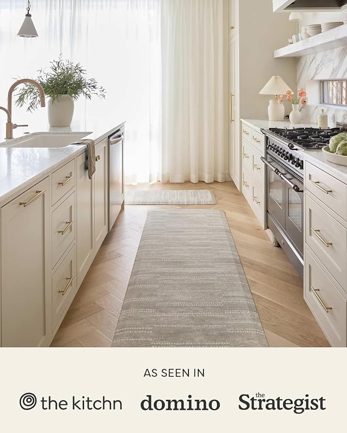House of Noa Nama Standing Mat – Anti-Fatigue Cushioned Kitchen Mats for Floor | Ergonomic Bounce-Back Foam Kitchen Mats | Anti-Fatigue Mats for Kitchen & Standing | Levi Buff | 22" x 36"