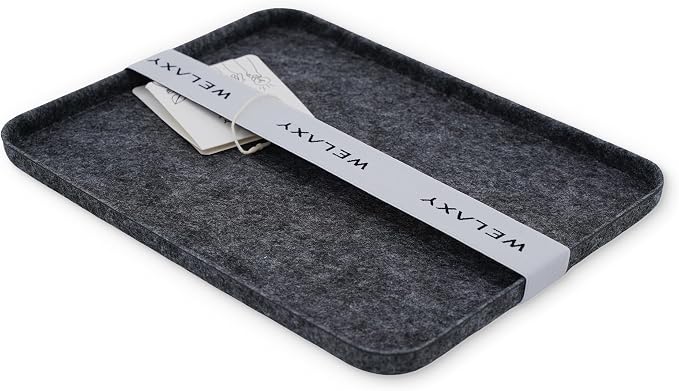 felt tray Charcoal Lid for Storage Bin Drawer Organizer Cap of Box