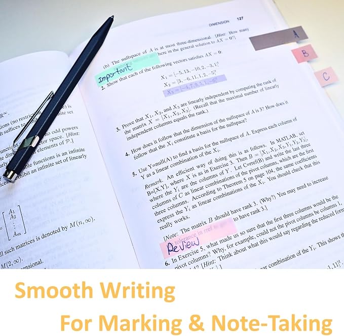 UniBright 440 pcs Sticky Tabs for Books, Transparent Repositionable Page Markers, Morandi Colors with Ruler & Dispenser, Writable Tabs for Notebooks and Bible, Office, School, Home Use