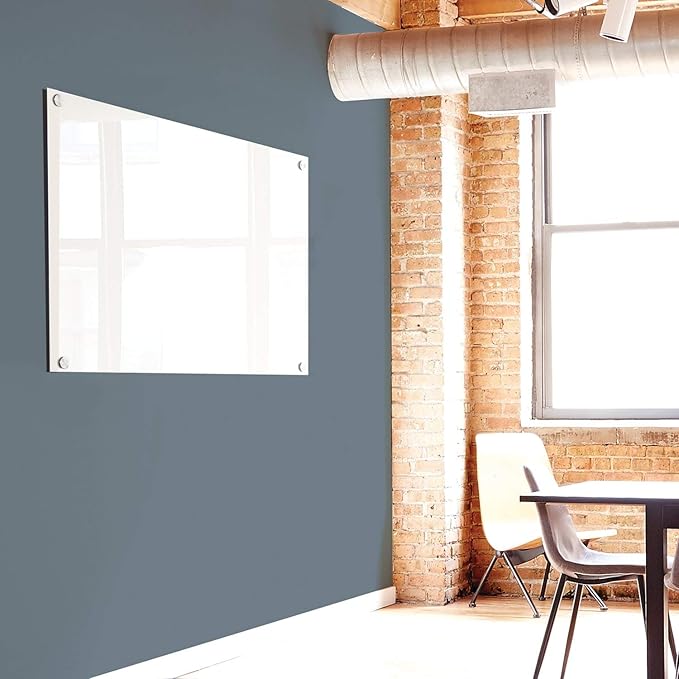 Quartet Dry Erase Board, Magnetic Whiteboard 6' x 4', Glass Board for Wall, Infinity, Brilliance White (G27248W)