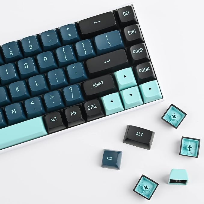 Custom Keycaps CSA Profile 160 Keys Keycaps ABS Double-Shot with ANSI Layout & ISO Layout Kit for Cherry MX Gateron Kailh TTC Holy Panda Switches (Monster)