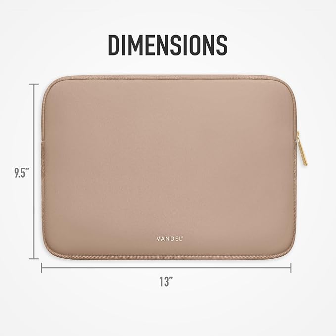 Vandel Slim Laptop Sleeve 13-13.3 inch Laptop Case for Macbook Air 13/Pro 13 Inch- Protective Macbook Case Sleeve, Tablet Carrying Bag Pouch for Lap Top Notebook, Chromebook, Dell, Asus Computer Cover