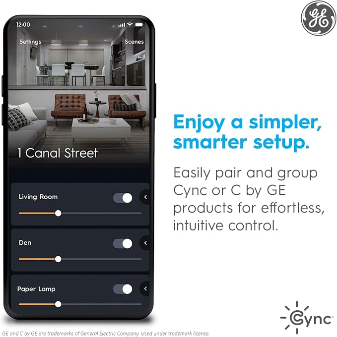 Cync GE Dynamic Effects Smart LED Light Strip with Music Sync, Color Changing Outdoor Light Strip, Compatible with Alexa and Google Home, 32ft Waterproof Light + Power Supply