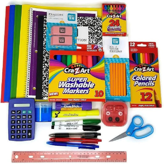 Back to School Supplies Essential Bundle - 4th Grade | 5th Grade | 6th Grade | 7th Grade