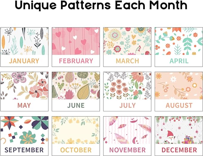Small Desk Calendar 2026-2027, Mokani Standing Desktop Calendar (Jul.2026-Dec.2027), 18 Months Academic Flip Calender with Stickers & US Holidays Marked (8"x6")