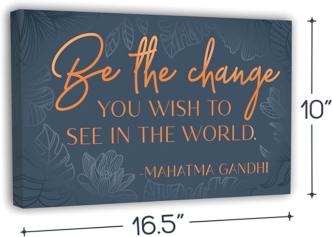 HoneyKICK Motivational Wall Art for Women - Inspirational Canvas Wall Art for Office, Bedroom, Living Room - Home Decor Framed Motivational Canvas Poster for Women Office Decor