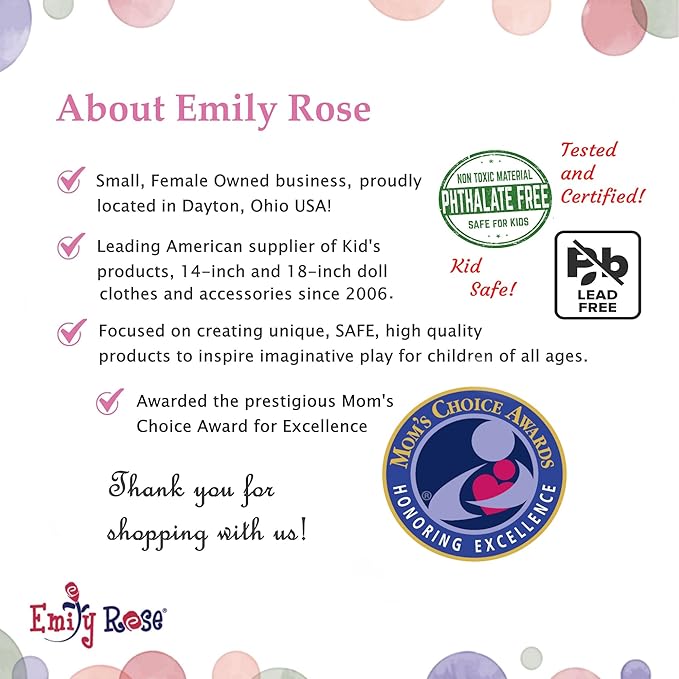 Emily Rose Girls School Set 3-PC Complete Bundle - Insulated Lunch Box + Backpack + Water Bottle with Notebook & Pencils - Ages 3-7 Back to School Supplies BPA Free Pink Hearts