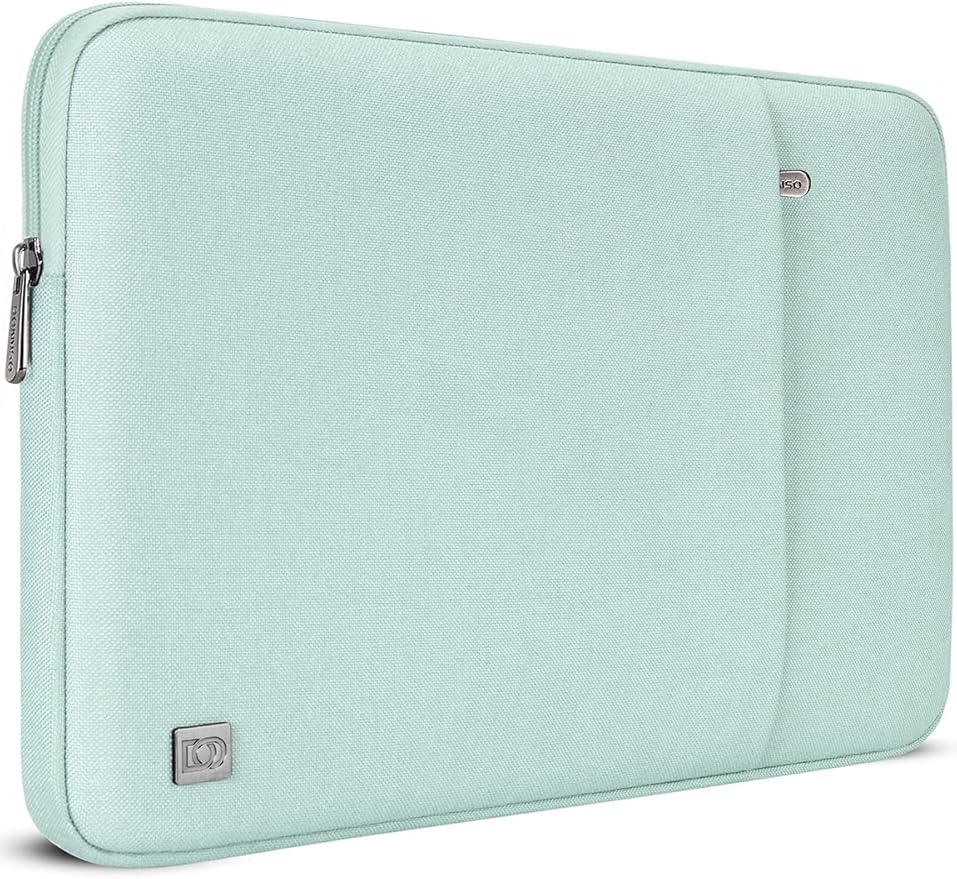 DOMISO 360 Protective Laptop Case 16 inch, 16 inch Laptop Sleeve Compatible with Mac Book Pro 16, Waterproof Computer Cases Bag with Handle,Mint Green