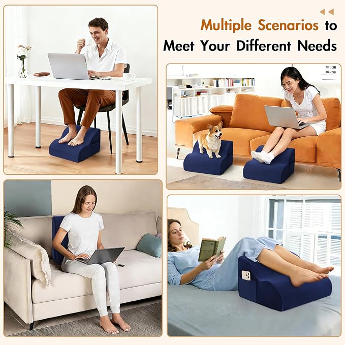 Foot Rest Under Desk,Ergonomic Foot Rest Office Comfort Foot Stool at Work