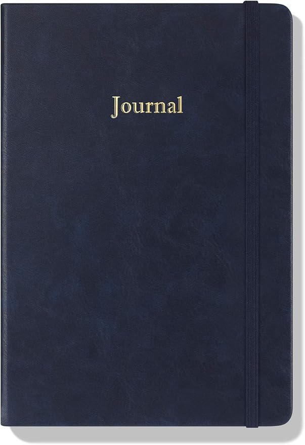 Wykeham's Executive 2026 Undated Daily Journal Planner – Customization Available (Royal Blue, 8.5"×5.5")