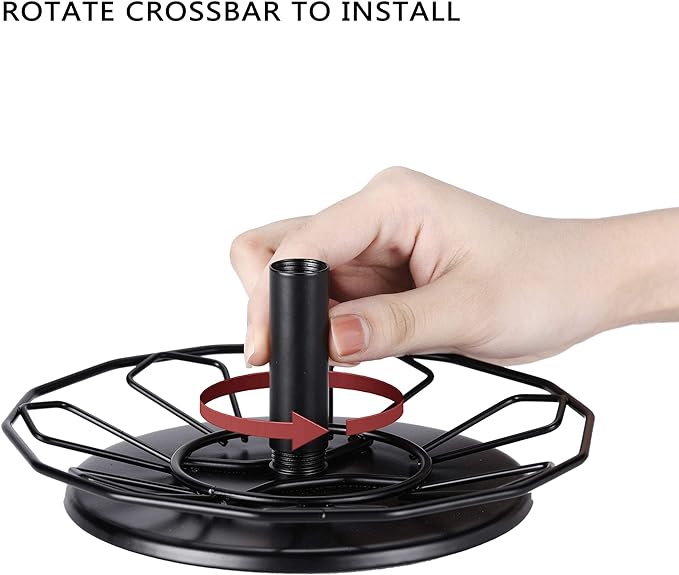 FlagShip K cup Holder Carousel 3 Tier for Keurig Pod Holder Metal DIY Install Small for K-cup Storage Stand 21 K Pod Storage