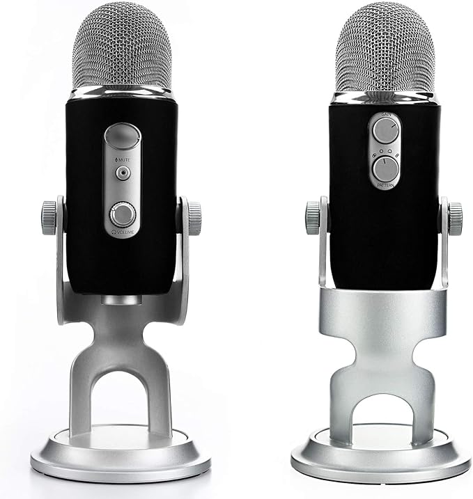 YOUSHARES Blue Yeti Protector - Full Protection Silicon Cover for Yeti & Yeti Pro Microphone (Blackout)