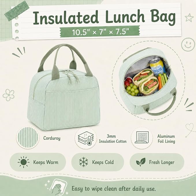 BTOOP School Backpacks for Teen Girls Bookbags Lightweight Kids Backpack School Bags Set with Lunch Box Pencil Case