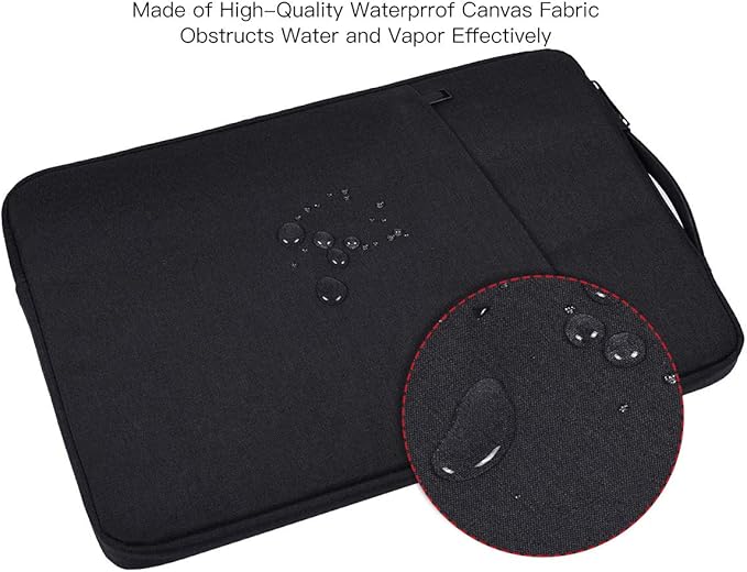Laptop Sleeve Case for 14 inch MacBook Pro M5/M4/ M3/ Pro/Max A3427 A3426 A3434 A3112 A3401 A3185 A2918 2026-2021,Carrying Bag with Accessory Pocket, Black