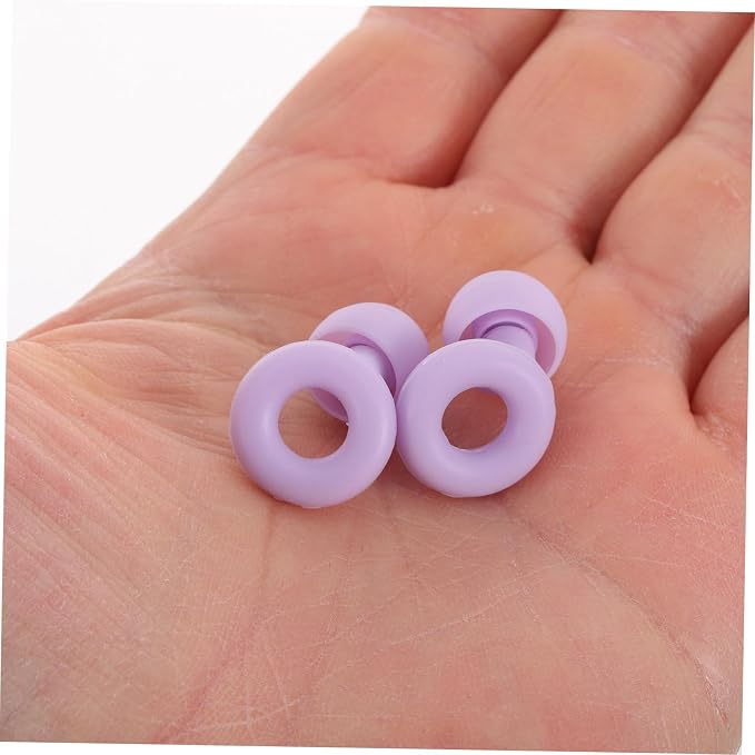 2pcs Reusable Silicone for Sleeping Noise Cancelling Comfortable Fit Sound Blocking for Swimming Travel Concerts Study Work