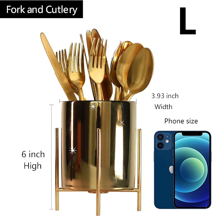 Gold Pen Holder Pen cup & Pen Holders Desk Accessores