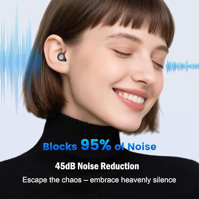 Ear Plugs for Sleeping 45dB Noise Cancelling Ear Plugs for Concerts, Silicone Earplugs Reusable Concert Ear Plug, Music Festivals, Raves, Musicians, Motorcycles, Wind Noise