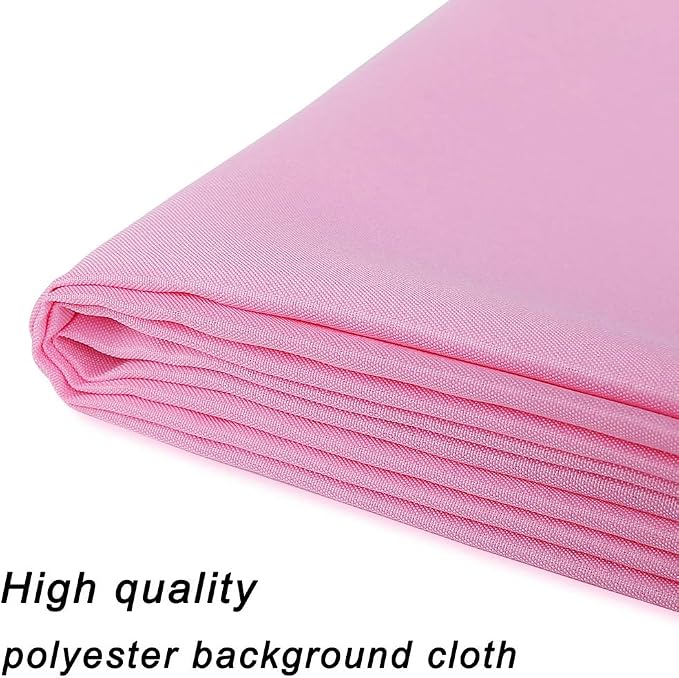 GFCC 6FTX9FT Pink Backdrop Background - for Photography Photo Booth Backdrop for Photoshoot Background Screen Video Recording Parties Curtain