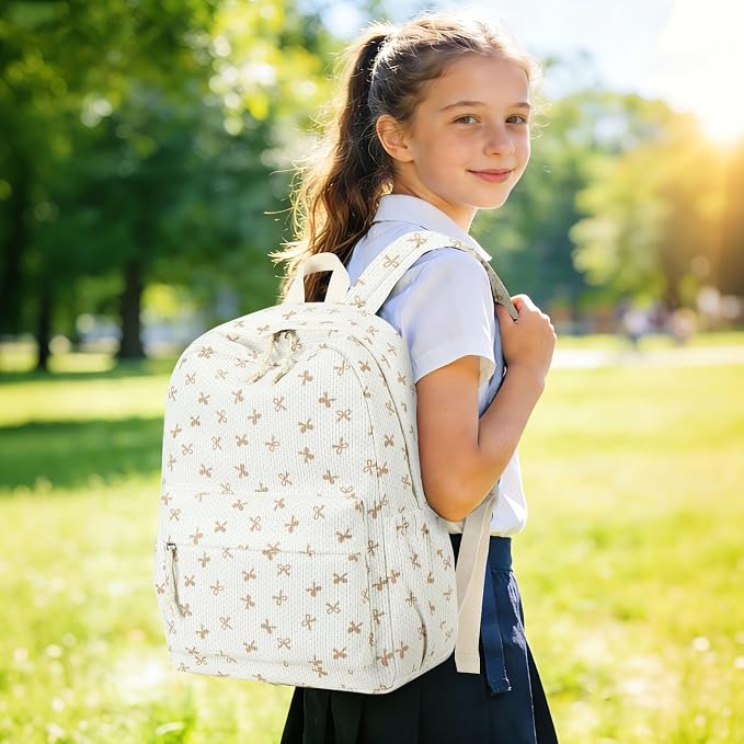 LEDAOU Backpack for Girls School Bag Kids Bookbag Teen Backpack Set Daypack with Lunch Bag and Pencil Case | Kids