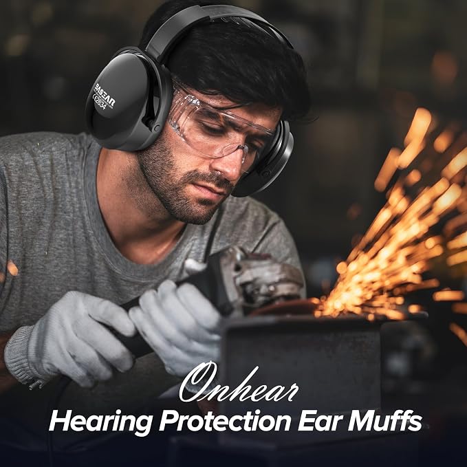 Ear Protection Headphones for Adults Kids, NoiseCancelling Headphones for Autism, Adjustable NoiseCancelling Ear Muffs, Earmuffs Hearing Protection, Effective Noise-Reducing Ear Muffs