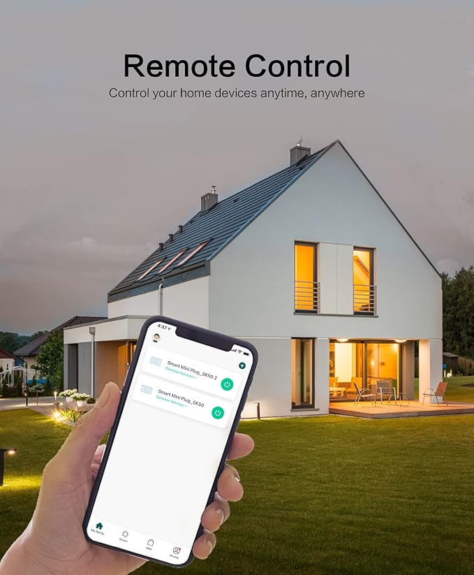 TREATLIFE 4 Pack Smart Plugs that Work with Alexa and Google Home, 7 Day Heavy Duty Programmable Timer, 1800W 15A WiFi Smart Outlet, Child Lock, Vacation Mode, Reliable WiFi Connection