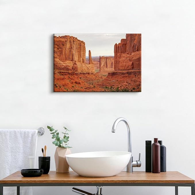 Bryce Canyon Canvas Wall Art for Living Room Utah National Park Cliff Landscape Wall Decor Western Arts Nature Rock Mountain Scenery Picture Paintings Artwork Bedroom Office Home Decoration 16x24"