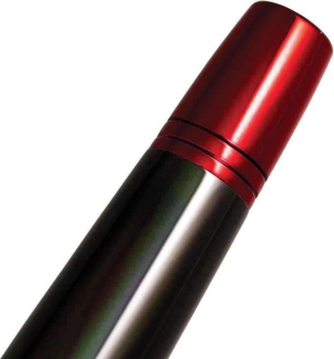 Monteverde USA Impressa Fountain Pen Gun Metal with Red Trim - Medium Point - JoWo German Nib