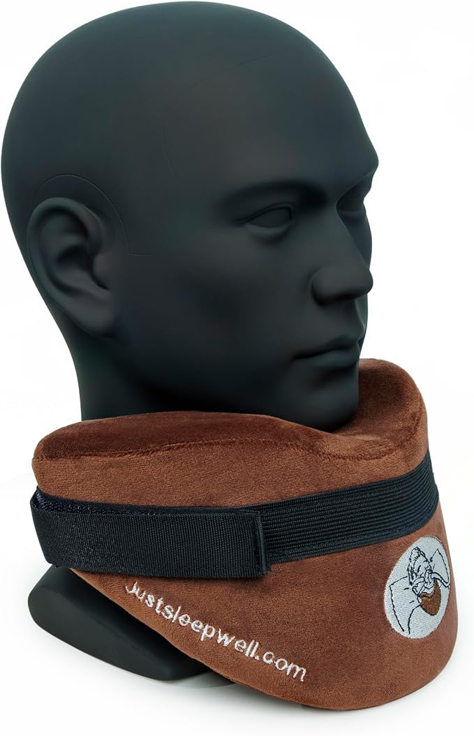 CPAP Head‑Support Cushion – Prevents Mask Tipping & Air Leaks, Memory‑Foam Neck Pillow for Side & Back Sleepers