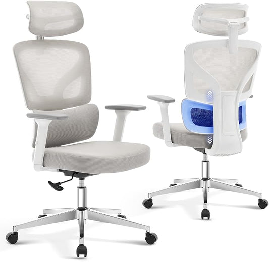 Garvee Office Chair Ergonomic Desk Chair - Home Mesh Office Desk Chair with Adjustable Lumbar Support