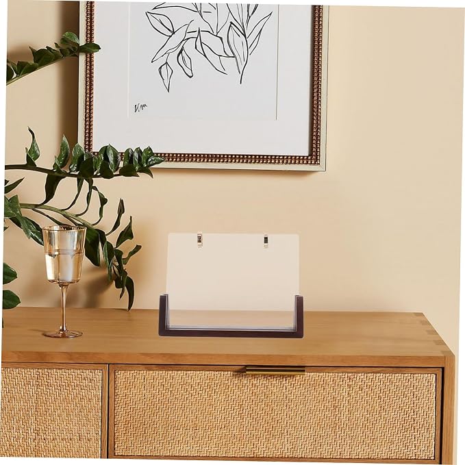 NUOBESTY 1set Wooden Desk Calendar Holder Sturdy Bracket for Photos and Notes Versatile and Easy to Install Calendar Stand for Decor