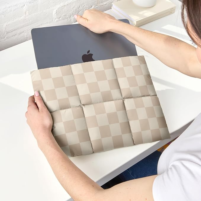 Vandel Puffy Laptop Sleeve 13 inch - 14 inch Waterproof Laptop Sleeve Case, Compatible with 13 inch MacBook Air/Pro 13 / MacBook Pro 14, iPad Pro 12.9, 13.3 in HP Dell, Air Case, Computer Bag Cover
