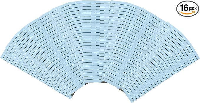 16 Pcs Adjustable Drawer Dividers, DIY Plastic Grid Separators for Clothes, Socks, Underwear, Kitchen and Office, Cuttable Drawer Organizer Dividers, 14.5 x 2.7 in (4 Packs of 4)（Blue）