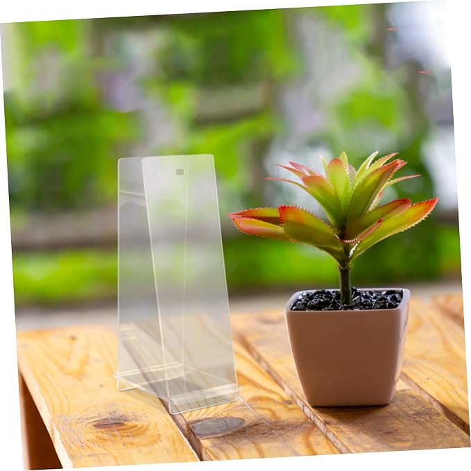 Stylish Acrylic Calendar Stand Multi Functional Desk Flip Calendar Holder for Daily Use Transparent Design for Office and Home Decor
