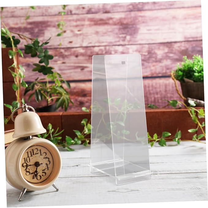 PRETYZOOM Flip Calendar Stand Desk Calendar Holder Rack Supply for Home Office Decor